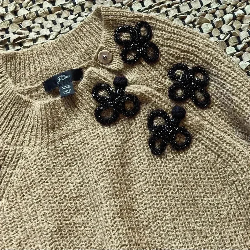JCrew beaded alpaca blend sweater - Picture 3 of 5